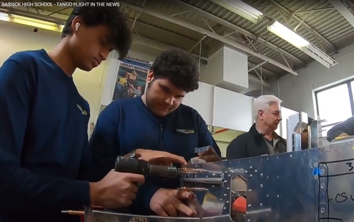 A Success Story From Bassick High School: Students In Avionics Shop Class Build Plane And Will Fly It