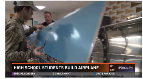 KVUE/ABC: High school students in Georgetown build real airplane